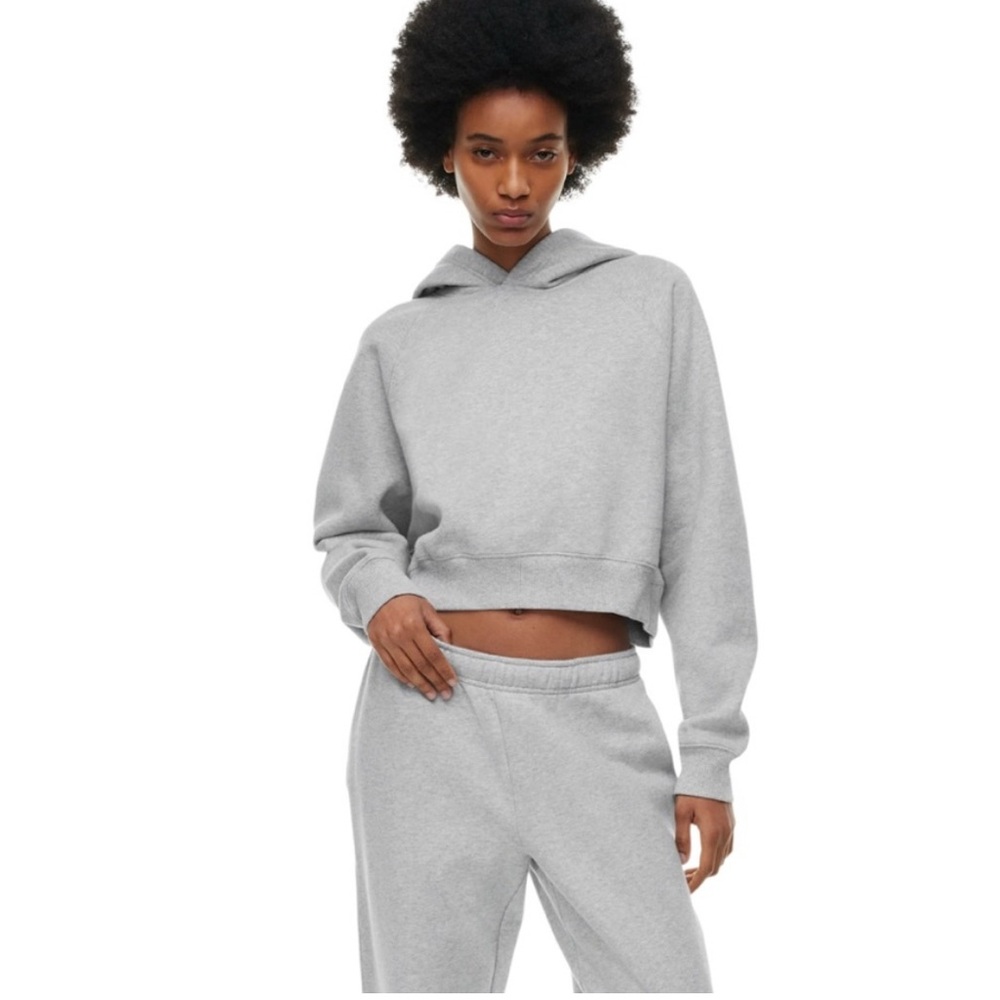 TNA CozyAF Fleece Cropped  Hoodie
